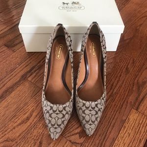 Coach Pointed Toe Heels Pumps